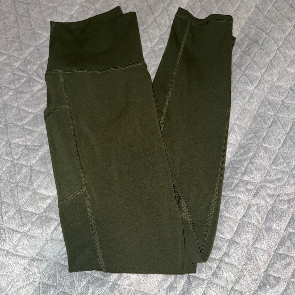 Olive Green Women's Leggings